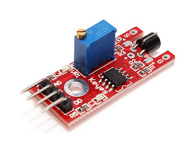 In this touch sensor module, when you touch the metal around the black part at the end, you get a trigger (Digital Output) so you connect it easily with your Arduino or Microcontroller. The module has a built-in LED for indication when touching it. Download Arduino Simple Example Code